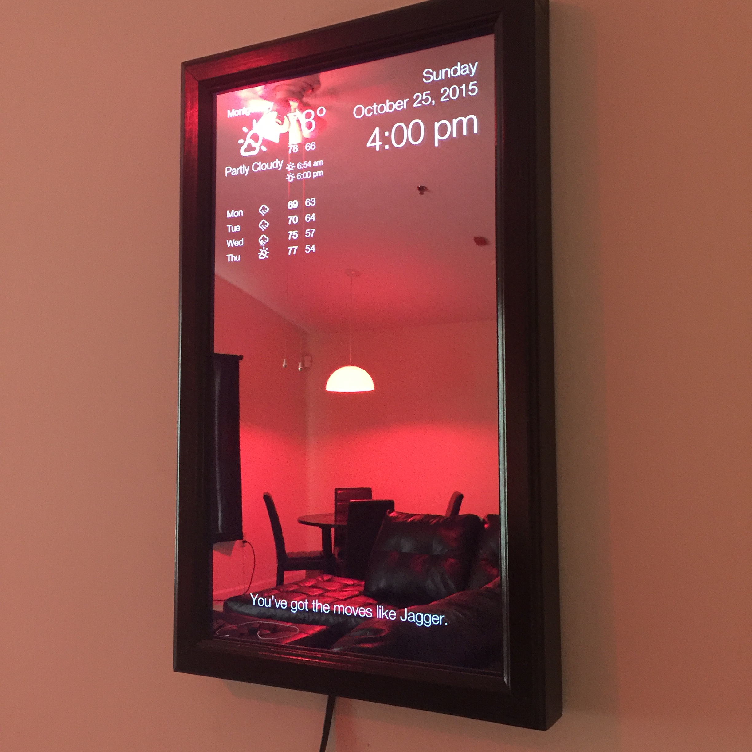 raspberry pi magic mirror software