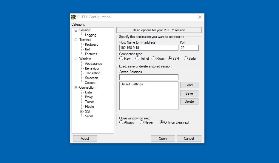 Use PuTTY to Access the Raspberry Pi Terminal from a Computer