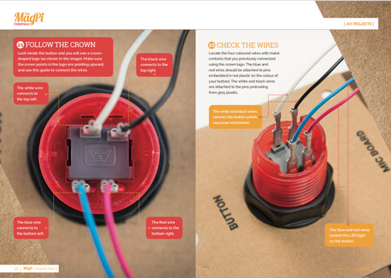  AIY Projects Voice Kit: the new button assembly instructions