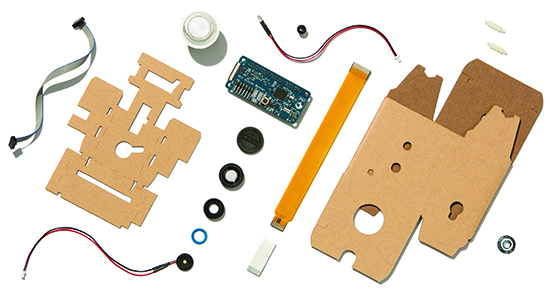 AIY Projects: Vision Kit contents