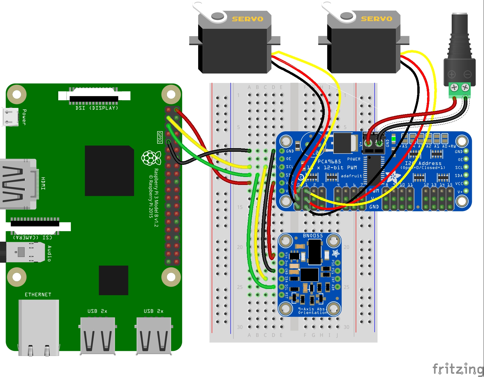  Figure 1: wiring diagram for this project